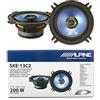 GK SOUND 2 altoparlanti diffusori coassiali a 2 vie ALPINE SXE-13C2 da 13 cm 130 mm 5,25 35 watt rms 200 watt max alloggiamenti standard auto, a coppia