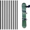 lasuroa Kit per Manutenzione Sci da 10pz, Bastoncini di Riparazione Ptex Snowboard da 6mm Kit di Snowboard Riparazione Bastoncino di Riparazione Sci Snowboard per Proteggere Sci e Snowboard(Bianco)