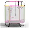 CZCPARY Trampolino per bambini, trampolino da interno per bambini, con cestino da basket, altalena, anello di trazione, adatto per interni ed esterni, adatto per bambini, regalo di compleanno
