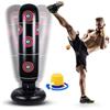 FEMONGY Sacco da Boxe da Terra 160 cm per Bambini, Pungiball, Rilascia Energia Repressa (Nero)