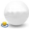 MAGIC SELECT Palla da Yoga 55 cm. Palla da Pilates in PVC Antiscivolo,Fitness, Fitball Resistente per Donne Incinte per Stretching, Equilibrio,Rilassamento con Gonfiatore Incluso.