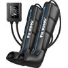FIT KING Massaggiatore Gambe a Compressione d'Aria Ricaricabile Senza Fili, Massaggio con 4 Zone Regolabili, 3 Modalità e 11 Intensità, Ideale per Recupero Sportivo e Relax Quotidiano (Piccolo)