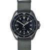 MWC 1999-2001 Pattern Automatico Acciaio Nero Tessuto Zaffiro Militare Vintage Orologio Uomo
