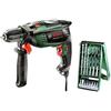 BOSCH 0603131106 - Taladro Percutor UniversalImpact 800 + 15 pezzi X-line 800 W. Impugnatura morbida. Portabrocas metallo AutoLock. Portabrocas Press + Lock.