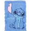 CERDÁ LIFE'S LITTLE MOMENTS Taccuino di peluche Stitch - Colore blu - Formato A5:A5 - Ispirato a The Naughty Stitch - Prodotto originale disegnato in Spagna