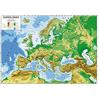 Aurora Store.it CARTINA CARTA GEOGRIFICA EUROPA BIFACCIALE FISICA POLITICA 100X140CM PLASTIFICATA
