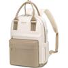 LOVEVOOK - Zaino da donna piccolo, impermeabile, zaino 2 in 1, da città, con porta di ricarica USB, mini zaino da donna, elegante, per il tempo libero, la scuola, i viaggi, il lavoro, 13,3 pollici,
