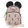 sarcia.eu DISNEY Topolino Mickey Borsa Mini Beige, Marsupio 17x11x5 cm