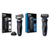 Braun Series 7 Rasoio Elettrico Barba, Rifinitore Di Precisione EasyClick, 360° Flex, Wet&Dry & Series 5 Rasoio Elettrico Barba, EasyClean, Wet&Dry, Ricaricabile