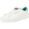 Tommy Jeans Tjw Cupsole Sneaker Ess En0en02508, Sneaker con Suola Cupsole Donna, Bianco Ivory Cape Green, 40 EU