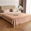 Catalonia Classy Coperta impermeabile, coperta per divano letto, coperta coccolosa, coperta protettiva per divano, coperta in pile per divano letto e divano 152x127cm, tortora