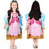Kato Tirrinia Bambini Principessa Cotone Poncho Asciugamano con Cappuccio Telo da Bagno Accappatoio Nuoto Telo Mare Morbido Asciugamano Ad Asciugatura per Ragazze Ragazzi 60 x 60 cm