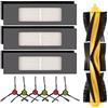 CHAIN PEAK 10 Ricambi Per ECOVACS DEEBOT OZMO N10 N10 Plus 920 950 T8 AIVI Max T9 T5 N5 N7 N8+ N8 Pro Plus aspirapolvere robot, 1 spazzola principale a rullo, 3 filtri HEPA, 6 spazzole laterali