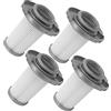 DingGreat 4Pcs Filtro di ricambio lavabile per aspirapolvere a batteria Rowenta X-Force Flex 8.60 RH96 RH9611 RH9637 RH9638 RH9639, Alternativa a ZR009005
