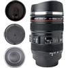 SLOSH Tazza Viaggio Caffè Obiettivo Camera Lens Con 2 Coperchi Tazza Auto Ufficio Acciaio Inox Tumbler Travel Mug Tazze Macchina Fotografica fotografico Bpa Free Cup (GE-II-V)