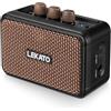 LEKATO Mini amplificatore per chitarra, amplificatore elettrico ricaricabile LEKATO 5W con effetti Clean/Overdrive, amplificatore portatile Bluetooth 5.0 per esercitarsi a casa e feste musicali