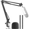 SUNMON Braccio Microfono Blue Yeti - Supporto per Microfono con Filtro Antipop per Yeti Compatibile con Blue Yeti X USB