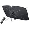 LELYFIT Protezione Solare Anteriore per Parabrezza Auto, Protezione UV, Adatto a Molte Marche di Veicoli, 140 x 80 cm