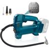 TPDL Compressore Auto a Batteria Makiita 18 V agli ioni di Litio con Lampada a LED, Senza Fili, 160 PSI, compressore d'Aria per Biciclette/Auto/Palla