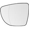 SENZEAL Vetro dello Specchietto Lato Guida Sinistro Riscaldato con Piastra Portante per Renault Clio 4 Captur Zoe 2013-2020 963669996R 60B1545E (Sinistro)