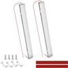 Intckwan Plafoniera 12v Per Camper, 228 Leds, 10W, Barra Led 12v, 6000K Bianco, Led Auto Interni Per Auto, Furgone, Caravan, Camper, Cucina, Bagno, Bar, Camion, Trattore (2 Pezzi)
