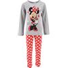 SUN CITY Suncity Pyjalong Set di Pigiama, Grigio, 4 Anni Bambine e Ragazze