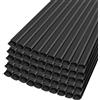 ZUYIST 50 Clip di Fissaggio in PVC, Protezione per la Privacy, 19 cm, Strisce frangivista per Doppia Asta, Guide di bloccaggio per Strisce frangivista, Recinzione a Doppia Asta, per recinzioni da