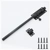 Lxoraziy 295mm/12in Serratura di Sicurezza per Cancello Scorrevole Resistente, Serratura di Porta con Foro per Lucchetto, Bullone in Acciaio Inossidabile, per Cancello da Giardino, Tettoia