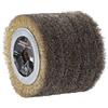 KATSU Tools KATSU Levigatrice a Tamburo Spazzola Metallica Ottone Acciaio Rivestito 120mm 0.5mm Diametro Filo Smerigliatrice Angolare Lucidatrice Lucidatrice Sostituzione SP10009344