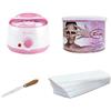 Muster&Dikson Kit Depilazione Scaldacera Strisce Ceretta Spatole Professionale per Estetista