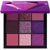 Generisch Palette di ombretti 9 colori viola ideale per il trucco degli occhi, con specchio, colori intensi, finiture opache e metalliche, perfetto per il trucco di giorno e sera.