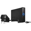ICY BOX custodia esterna da 3,5 pollici per hard disk, connessione USB-C 3.1 (Gen 2, 10 Gbit/s), piedistallo, alluminio, plastica, IB-377-C31