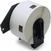 BETCKEY - 1 Rotolo DK-11220 Etichette di Carta Termica Compatibile con Brother, 39mm x 48mm, 620 Etichette per Stampanti di Etichette Brother QL