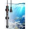 GlowUp Sommergibile Riscaldatore Dell'acquario 100W, Riscaldatore Regolabile della Temperatura Dell'acquario, Regolatore di Temperatura Esterno per i Serbatoi di Pesce, Usato per L'acquario 50L-120L