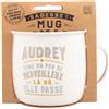 MUG NOMADE - Tazza da tè e caffè personalizzata Audrey - regalo per uomo e donna