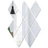 PARENCE.- Set di 10 Adesivi per Specchi - Decorare con Creatività - 15x15cm - Decorazione d'Interni - Tutte le Superfici