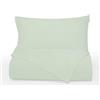 Bianca Plain Dyed Green Parure Copripiumino 200x220+60x70(2)