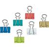 MAUL Morsetti fermacarte mauly® bianco blu marrone verde rosa turchese | presa forte per fascicoli spessi, riutilizzabili ogni giorno, ordine colorato in ufficio, ideali per appendere note