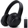 RETRADEKING Cuffie Tv Senza Fili Pieghevoli, Cuffie Con Cancellazione Attiva Del Rumore, Cuffie Bluetooth Senza Fili Con Microfono, Cuffie Over-Ear Senza Fili Audio Hi-Fi Con Bassi Profondi Per Adulti E Anziani