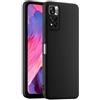 HULLIN Custodia per Telefono in Silicone Colorato, Adatta per Redmi Note 11 Pro+ 5G / Redmi Note11 ProPlus (6.67) - Nero