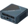 BOSGAME P5 Mini PC, processore AMD Ryzen 5 6600H (fino a 4,5 GHz), Windows 11 Pro Mini Computer, 24 GB DDR5 RAM 512 GB PCIe3.0 SSD, mini desktop da gioco