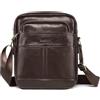 BAIGIO borsa a tracolla da uomo in pelle, borsa a tracolla da uomo per uomini in pelle, borsa da uomo vintage a tracolla, borsa messenger crossbody per uomini nera