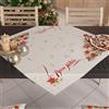 PETTI Artigiani Italiani - Centrotavola Natalizio, Centrotavola da Tavolo Cucina Natalizio, Runner Centrotavola 90x90 cm, Centrotavola Buon Natale, 100% Made in Italy