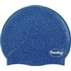 Fashy Cuffia in silicone, petrolio, taglia unica