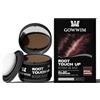 gowwim Polvere colorante per capelli castani, copre istantaneamente i capelli grigi con ombra di colore dei capelli sottili, 4 g