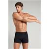 Intimissimi Boxer Senza Cuciture In Microfibra Nero