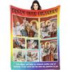LZXSXZ Regali di compleanno personalizzati per le donne, Coperta in pile con foto personalizzata, Regali di compleanno personalizzati per lei, Coperta personalizzata con foto per la migliore amica delle