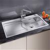 Blanco Divon lavello da cucina, 521660, II 5 S-IF Divon acciaio inox satinato lucido [Lavelli da Cucina > per Base Sottolavello a partire da 50 cm]