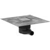 hansgrohe RainDrain Brilliance scarico bagno, set completo, per installazione standard DN 40, 56250800, RainDrain Brilliance acciaio inox spazzolato [Canaline Doccia e Scarichi Bagno > Scarichi Bagno]