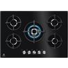 Electrolux KGG75372K piano cottura Nero Da incasso 74 cm Gas 5 Fornello(i)